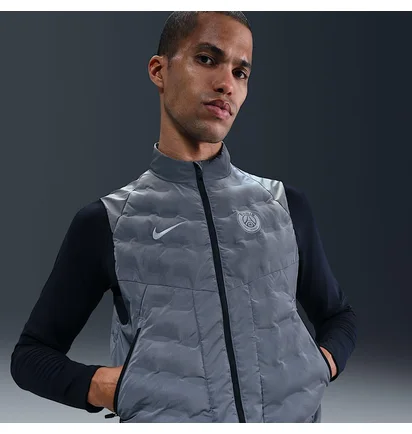 Жилетка мужская Nike Psg Running Division Grey HM4241-027