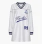 Платье женское Ksubi Teamster Ls Dress Vintage White WPS26DR004