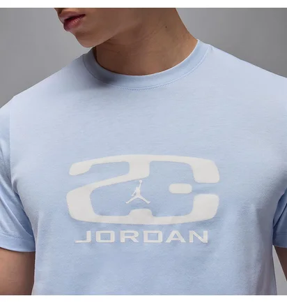 Футболка мужская Air Jordan Flt Ess Hbr Ss Crew Light Blue HJ2340-407