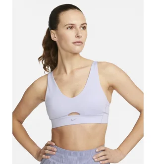 Топ женский Nike Indy Plunge Cutout Medium-Support Padded Sports Bra White DV9837-536