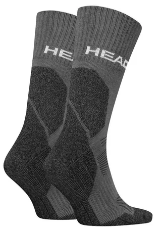 Носки мужские HEAD Hiking All Climates Crew Grey (2 пары) 701229024-002