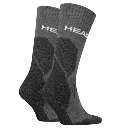 Шкарпетки чоловічі HEAD Hiking All Climates Crew Grey (2 пари) 701229024-002