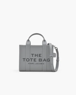 Сумка жіноча Marc Jacobs The Leather Small Tote Bag Grey H009L01SP21-WOLF-GREY-54790
