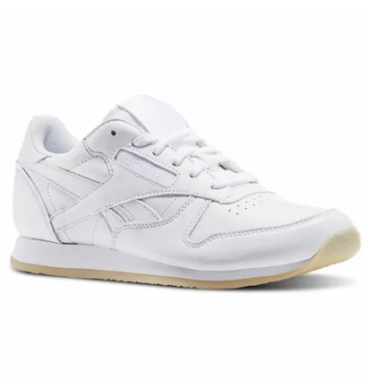 Кроссовки женские Reebok Cl Lthr Crepe Neutral Pop White AR0987