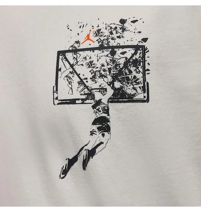 Футболка чоловіча Air Jordan Brk Svv Ovsz Gfx Ss Crew White IB3297-133