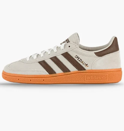 Кроссовки женские Adidas Handball Spezial Off-White Earth Strata Gum Grey JQ8903