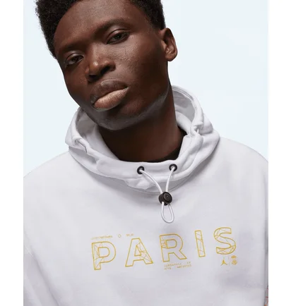 Худи мужское Air Jordan X Psg Statement Fleece Hoodie White DV0613-100
