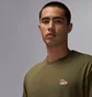 Футболка чоловіча Air Jordan Brand Snkr Ptch Ss Crew Olive FN5982-222