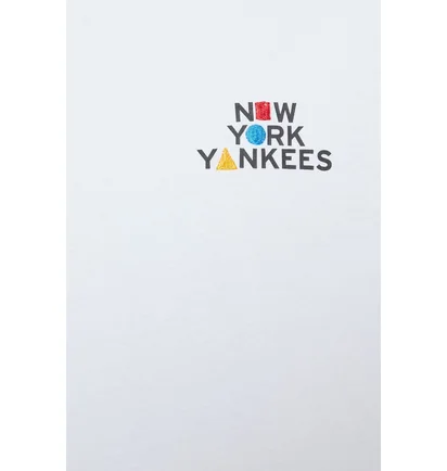 Футболка унисекс 47 Brand New York Yankees Primary Purpo White 646061WW-FS