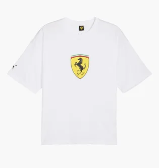 Футболка жіноча Puma Ferrari Race Big Shield White 630206-04