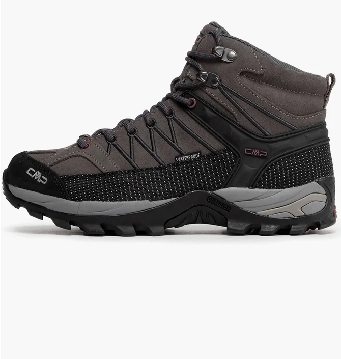 Ботинки мужские Cmp Rigel Mid Trekking Shoe Wp Grey 3Q12947-02Pd