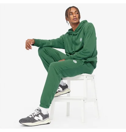 Худи мужское New Balance Hoops Fundamentals Hoodie Green MT23581TFN