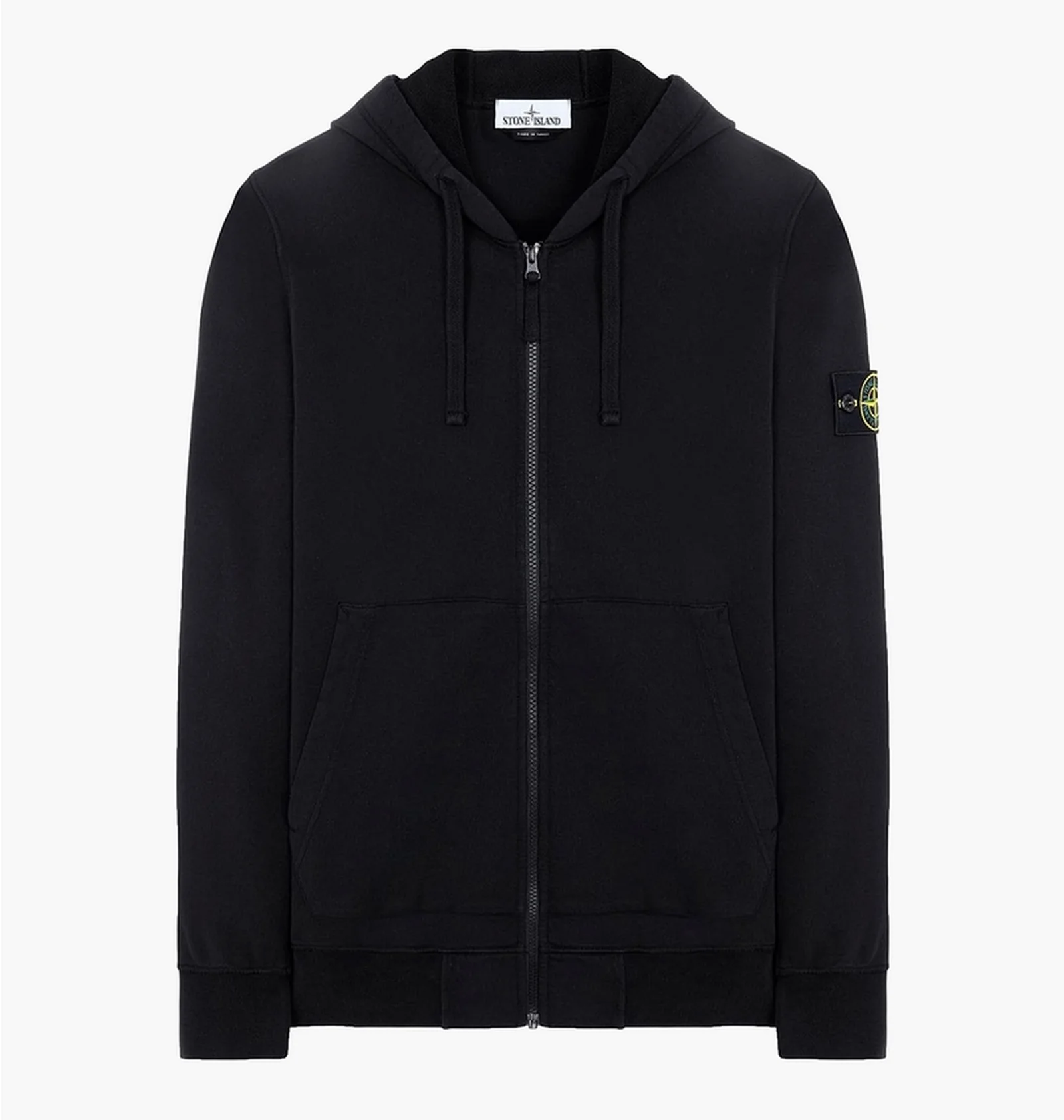トップス 00s Stone  Zip Hooded Jacket Black ᐉ Толстовка мужская Stone Island Zip Hoodie Black 801564251-A0029