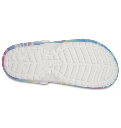 Тапочки унисекс CROCS Classic Lined Tie-Dye Clog Multi 206341-4SO