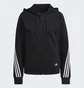 Худи женское Adidas Sportswear Future Icons 3-Stripes Hooded Track Top Black H57287