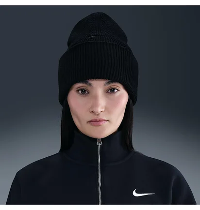 Шапка унисекс Nike U Nk Peak Beanie Prem H25 L Black HQ0368-010