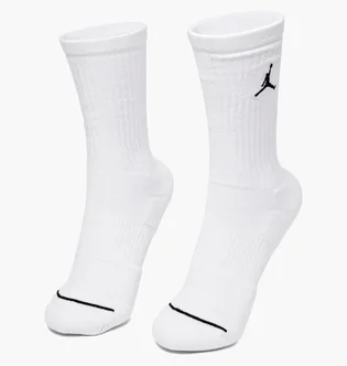 Носки унисекс Nike J Cush Poly Crew White (3 пары) DX9632-100