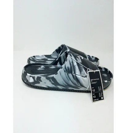 Тапочки чоловічі Nike Calm Se Slide Black/Light Blue FV5637-001