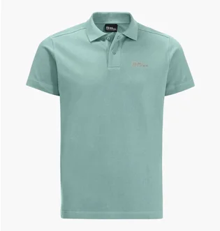 Поло мужское JACK WOLFSKIN Essential Turquoise 1809301_E0180