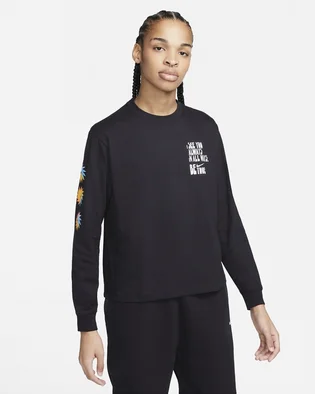 Лонгслів унісекс Nike Be True Black Dx0998-010