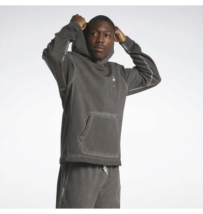 Худі чоловіче Reebok Basketball Court Top Bi-Dye Grey IA2416