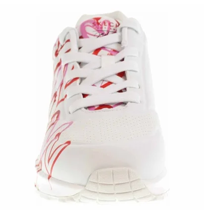 Кроссовки женские Skechers Uno Spread The Love White 155507-WRPK