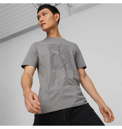 Футболка мужская Puma Hc Graphic Grey 674474-03