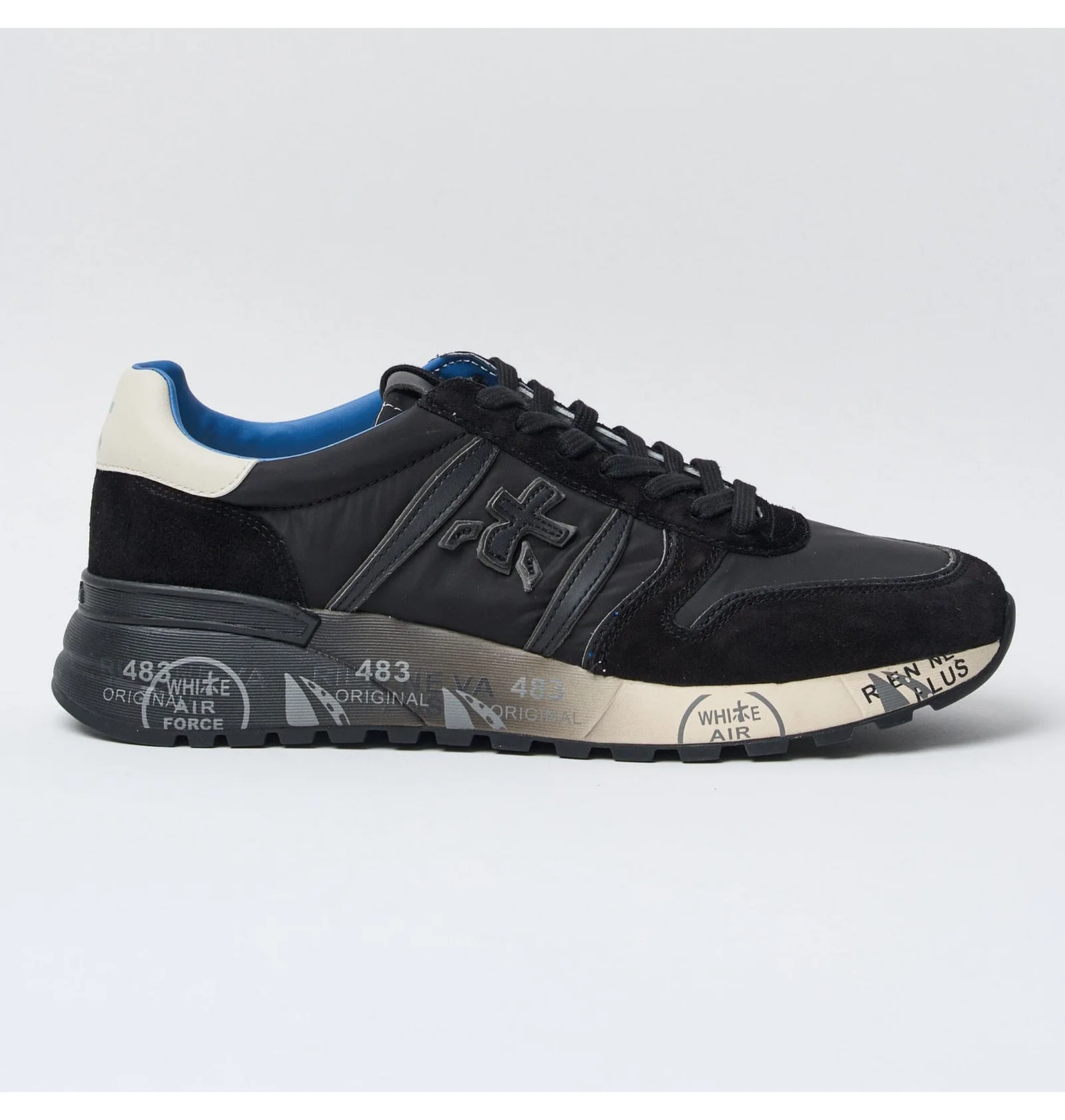 【むーら✩】 ᐉ Кросівки чоловічі Premiata MenS Sneaker Lander Black LANDER