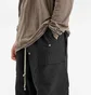 Штаны мужские Rick Owens Drkshdw Double Cargo Jumbo Belas Black DU01E3398-9