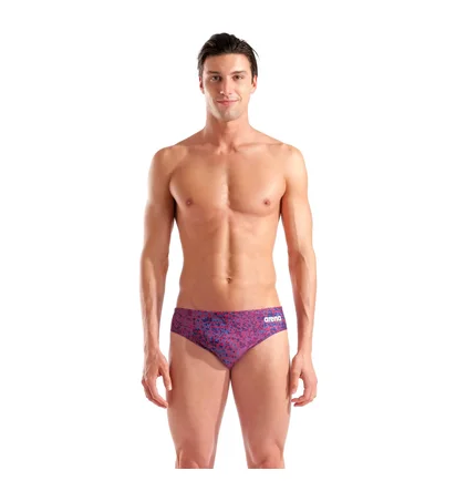 Плавки мужские Arena Snakeskin Swim Briefs Violet 010162-417