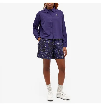 Рубашка женская Nike Acg Long Sleeve Trail Top Violet FB7887-555