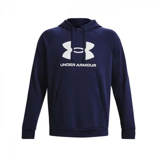 Худи мужское Under Armour Rival Logo Fleece Hoody Blue 1379758-410