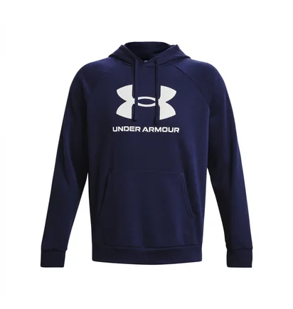 Худи мужское Under Armour Rival Logo Fleece Hoody Blue 1379758-410