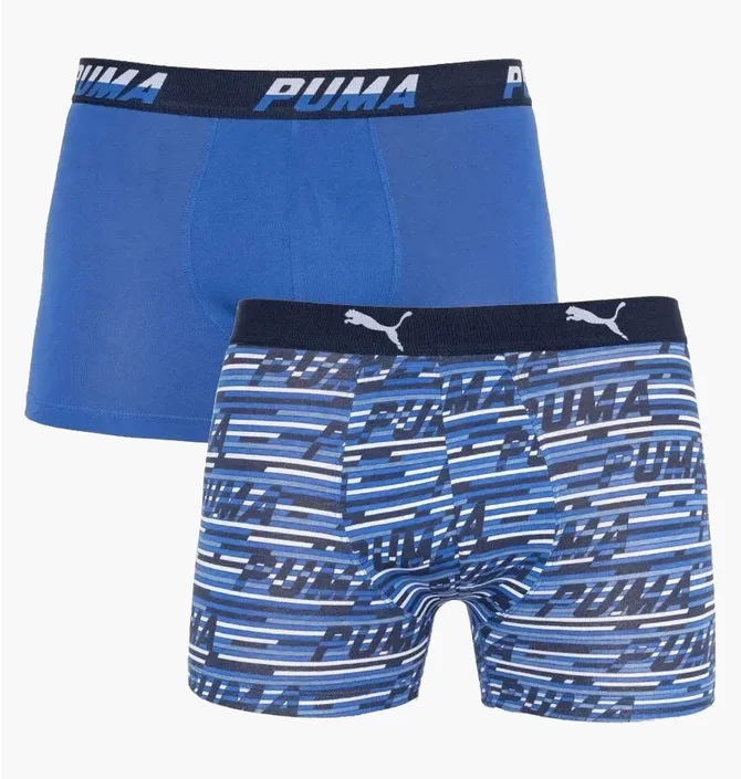 Трусы мужские Puma Logo Aop Blue (2 шт) 501003001-010