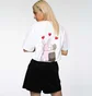 Футболка детская Uniqlo Kaws Warhol Pink Bunny White 341-476350
