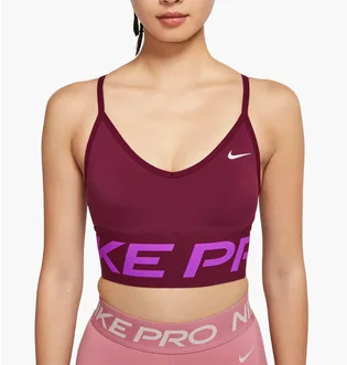 Топ женский Nike W Indy Pro Cn Long Line Bra Bordo Ct3764-638