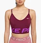 Топ женский Nike W Indy Pro Cn Long Line Bra Bordo Ct3764-638