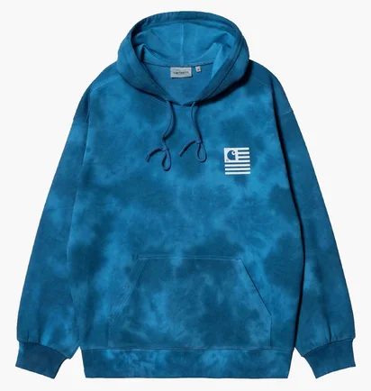 Худі чоловіче Carhartt Wip Hooded Chromo Blue I031405