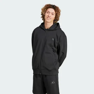 Толстовка чоловіча Adidas All Szn Fleece Full-Zip Black IX1249