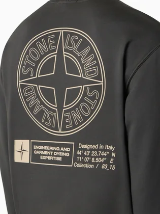 Світшот чоловічий STONE ISLAND Compass Black K2S156100018-S0195-V0062