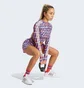 Топ женский Adidas X Farm Rio Crop Long Sleeve Shirt Multi IT9409