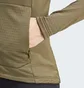 Олимпийка женская Adidas Terrex Multi Light Fleece Full-Zip Jacket Olive IQ3746