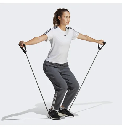 Футболка жіноча Adidas Aeroready Train Essentials 3-Stripes Tee White Ic5040