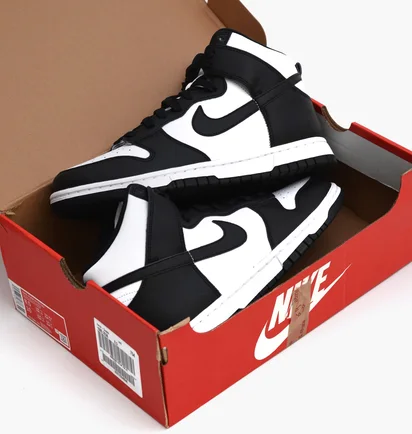 Кроссовки мужские Nike Dunk High Black/White Dd1399-105