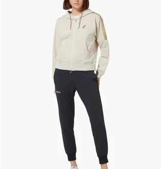 Спортивный костюм женский AUSTRALIAN Gold Tape Elastic Fleece Tracksuit Beige LSDTU0073-30M