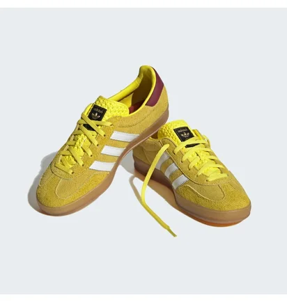 Кроссовки женские Adidas Gazelle Indoor Shoes Yellow IE7003