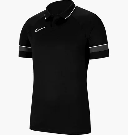 Поло мужское Nike Academy 21 Dry Ss Polo Black Cw6104-014