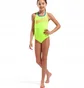 Купальник детский Arena Logo Swimsuit Swim Pro Green 010287-880