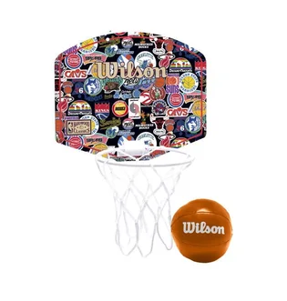 Навесное баскетбольное мини-кольцо Wilson Nba Team Retro Multi WZ6017301