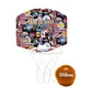 Навісне баскетбольне міні-кільце Wilson Nba Team Retro Multi WZ6017301